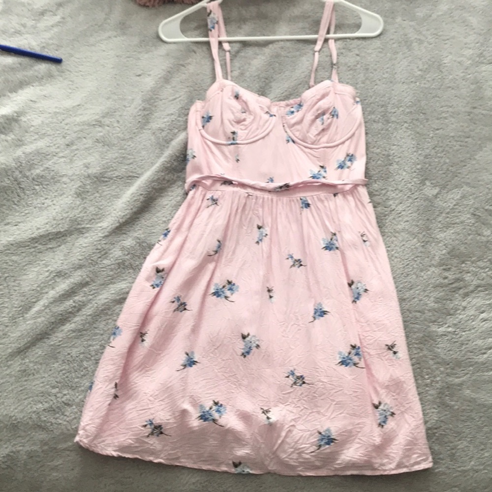 Light pink mini dress